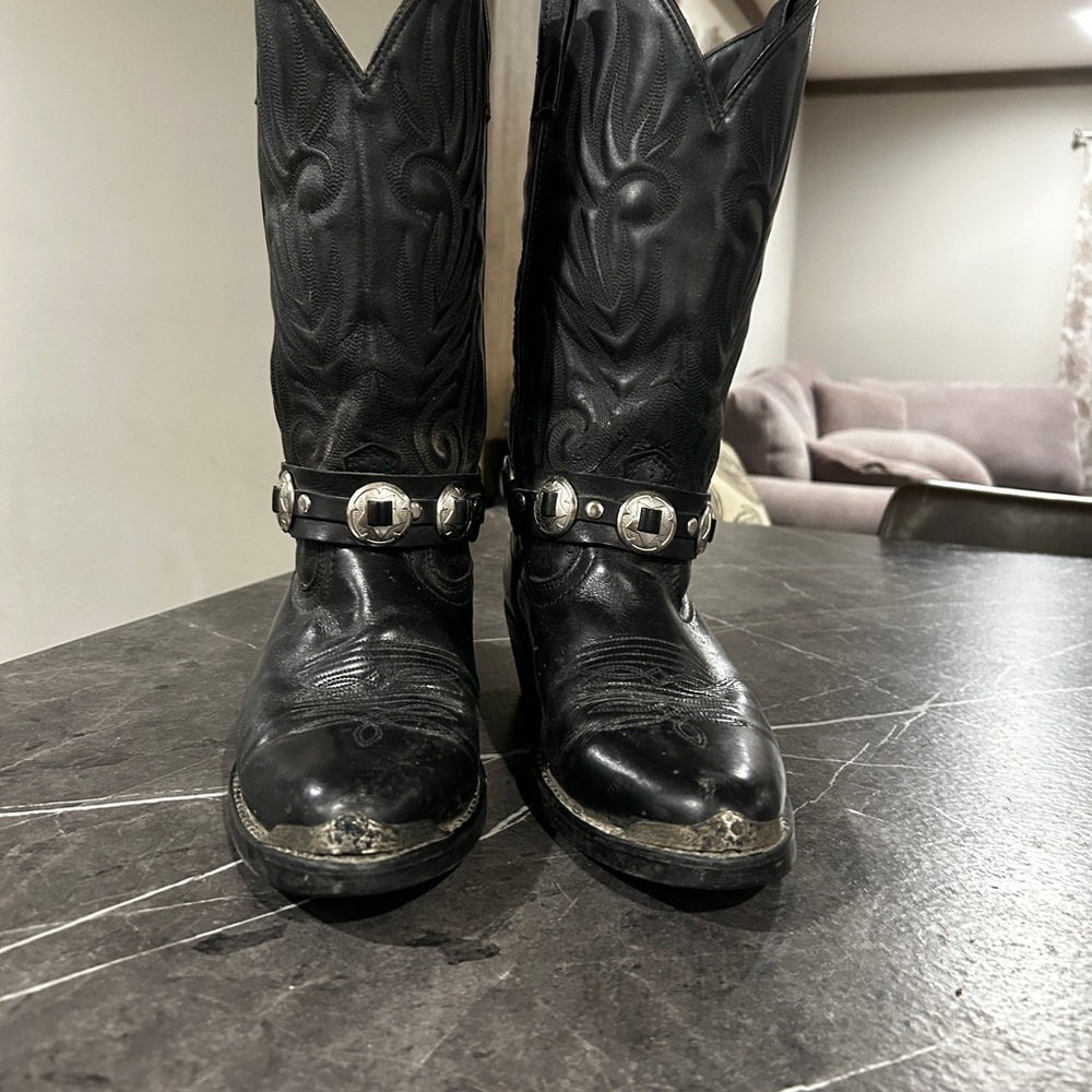 Laredo Black Western Cowboy Boots